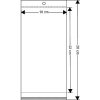 PP sáček s lepicí klopou a závěsem 10x22 cm (Varianta transparent, Balení 100 ks)