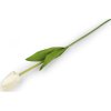 Umělý tulipán dlouhý (Balení 1 ks, Varianta 1 krémová světlá)