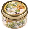 Vonná svíčka v plechovce 60 g (Balení 1 ks, Varianta 1 (jasmine) fuchsiová tm.)