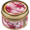 Vonná svíčka v plechovce 60 g (Balení 1 ks, Varianta 1 (jasmine) fuchsiová tm.)
