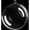 Plastová koule Ø14 cm dvoudílná (Varianta transparent, Balení 6 ks)