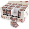 Malá vánoční vonná svíčka ve skle s jmenovkou 28 g (Balení 1 ks, Varianta 33 (Gingerbread cookis) hnědá přírodní)