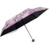 Dámský mini skládací deštník květy (Balení 1 ks, Varianta 1 fialová nejsvětlejší)