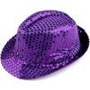 Klobouk s flitry na karneval a párty (Balení 1 ks, Varianta 1 stříbrná)