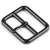 Kovová spona / opasková přezka, průvlek 20; 25 mm (Balení 10 ks, Varianta 1 (20 mm) černý lak)