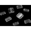 Plavkové zapínání šíře 10 mm plastové (Varianta 1 transparent, Balení 5 pár)
