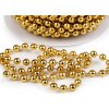 Perlový řetěz Ø6 mm (Varianta 3 zlatá, Balení 3 m)