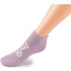 Dámské / dívčí ponožky teplé kotníkové (Balení 1 pár, Varianta 1 pudrová)
