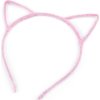 Chlupatá čelenka do vlasů kočka (Balení 1 ks, Varianta 2 pink)
