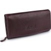 Dámská kožená peněženka 10x19 cm (Balení 1 ks, Varianta 1 bordó sv.)