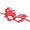 Karnevalová maska - škraboška krajková (Balení 1 ks, Varianta 1 červená)
