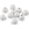 Dřevěné korálky Ø16 mm (Varianta 1 bílá, Balení 10 ks)