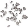 Spojka / koncovka na kuličkový řetízek z nerezové oceli 3x7 mm (Balení 50 ks, Varianta platina)
