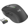 Logitech Signature M650 for Business - Myš - optický - 5 tlačítka - bezdrátový - 2.4 GHz, Bluetooth - USB přijímač Logitech Logi Bolt - grafit