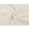 Teplákovina nepočesaná jednobarevná (Balení 1 m, Varianta 1 (56) krémová světlá)