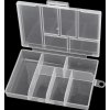 Plastový box / zásobník 8,5x12x2,5 cm (Varianta transparent, Balení 1 ks)