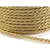 Šňůra kroucená s lurexem Ø3 mm (Balení 20 m, Varianta 2 stříbrná)