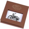 Pánský kapesník kolo, auto, motorka / dárková kazeta (Balení 1 ks, Varianta 1 bílá kolo)