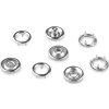 Knoflíky stiskací Roland Baby Ø11 mm na silné látky, sypané (Varianta nikl, Balení 500 sada)