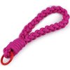 Splétaný přívěsek / klíčenka s karabinou (Balení 1 ks, Varianta 1 pink)