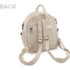 Dámský batoh 23x26 cm (Balení 1 ks, Varianta 1 béžová světlá)
