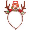 Čelenka do vlasů vánoční / párty (Balení 1 ks, Varianta 1 hnědá)