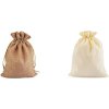 Dárkový pytlík 22x28 cm imitace juty (Balení 1 ks, Varianta 5 béžová tm.)