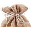 Dárkový pytlík 22x28 cm imitace juty (Balení 1 ks, Varianta 5 béžová tm.)