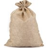 Dárkový pytlík 22x28 cm imitace juty (Balení 1 ks, Varianta 5 béžová tm.)