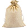 Dárkový pytlík 22x28 cm imitace juty (Balení 1 ks, Varianta 5 béžová tm.)