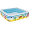 Bazén Bestway® 52192, Coral reef, dětský, nafukovací, se stříškou, 147x147x122 cm
