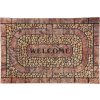 Rohožka MagicHome RBM 406, před dveře, Welcome, guma, 89x58 cm