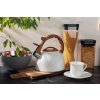 Čajník MagicHome, pískací, bílý, 2500 ml