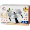 Kastrol MagicHome Chloe, hrnec, 16 cm, 1,5 lit., se skleněnou poklicí, nerez