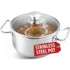 Kastrol MagicHome Chloe, hrnec, 16 cm, 1,5 lit., se skleněnou poklicí, nerez