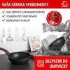 Panvica Wok MagicHome Black Marble Line, 28 cm
