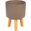 Květináč Strend Pro, barva Kávový prášek, 20x20x26 cm