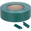 Páska Strend Pro EUROSTANDARD, 47,5 mm, L-35 m, tieniaca, zelená, krycia, na plotové panely, s 20 klipsami, 450g/m2, PVC, RAL6005