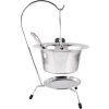 Servírovacia sada MagicHome, 800 ml, nerez, mini kotlík so stojanom a naberačkou