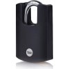 Zámok Yale Y121B/40/125/1, High Security, visiaci, čierny, 46 mm, 3 kľúče