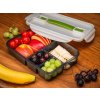 Obědník hranatý MagicHome, s přihrádkami, 1 lit., 17x23,5x5,5 cm