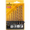 Sada vrtákov Strend Pro FD023, 8 dielna, 3-10 mm, TiN, do muriva