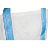 Vak BigBag TOF4, 90x90x120 cm, PP, 4 uši, biely, vrece rovné dno, max. 1000 kg