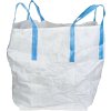 Vak BigBag TOF4, 90x90x120 cm, PP, 4 uši, biely, vrece rovné dno, max. 1000 kg