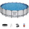 Bazén Bestway® Steel Pro MAX, 56462, kartušová filtrace, žebřík, prostěradlo, 549x122 cm