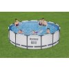 Bazén Bestway® Steel Pro MAX, 56950, kartušová filtrace, žebřík, prostěradlo, 427x107 cm