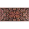 Rohožka MagicHome RBM 116, před dveře, Welcome, guma, 120x58 cm