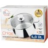 Kastrol MagicHome Chloe, hrnec, 22 cm, 4 lit., se skleněnou poklicí, nerez