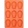 Forma na pečení MagicHome 9 medvědích tlapek, silikon, 20x30x1,2cm
