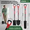 Rýč Strend Pro Premium RedShark, špičatý, s dřevěnou násadou D 1150 mm, záruka 10 let.